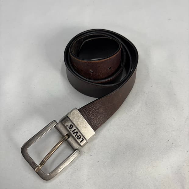 리바이스 빈티지 웨스턴 레더 버클 벨트