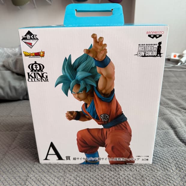 (희귀미개봉)드래곤볼 제일복권 A상 슈퍼초사이언블루 손오공 피규어