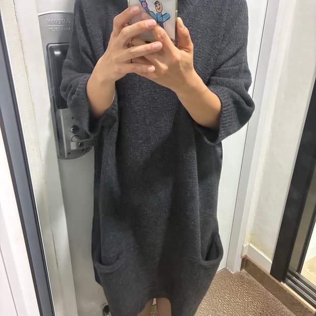 Zucca 반소매 니트원피스 