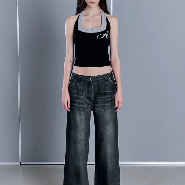 2000아카이브스 megan wide denim 