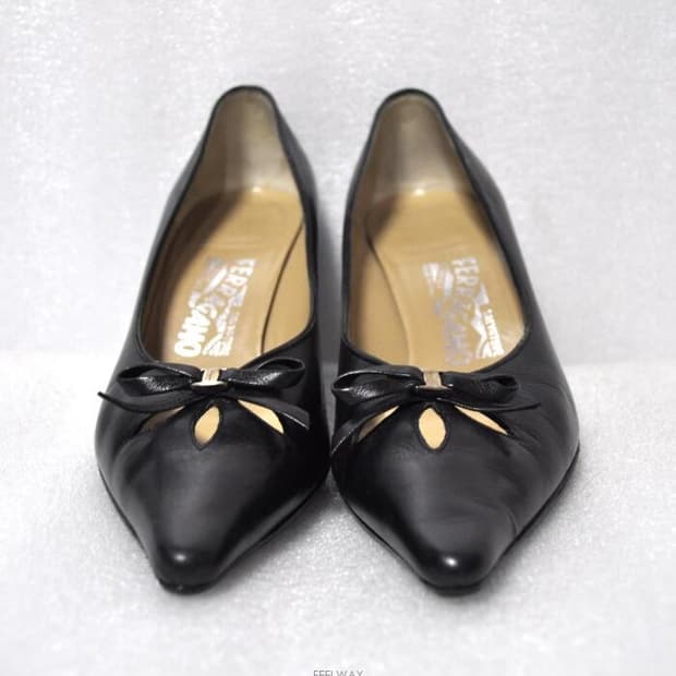 페레가모/여성펌프스가죽구두(사이즈230)정품