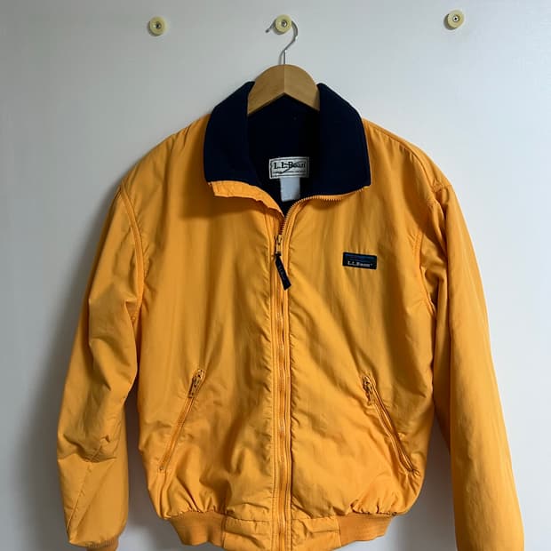 빈티지 엘엘빈 웜업 자켓 L