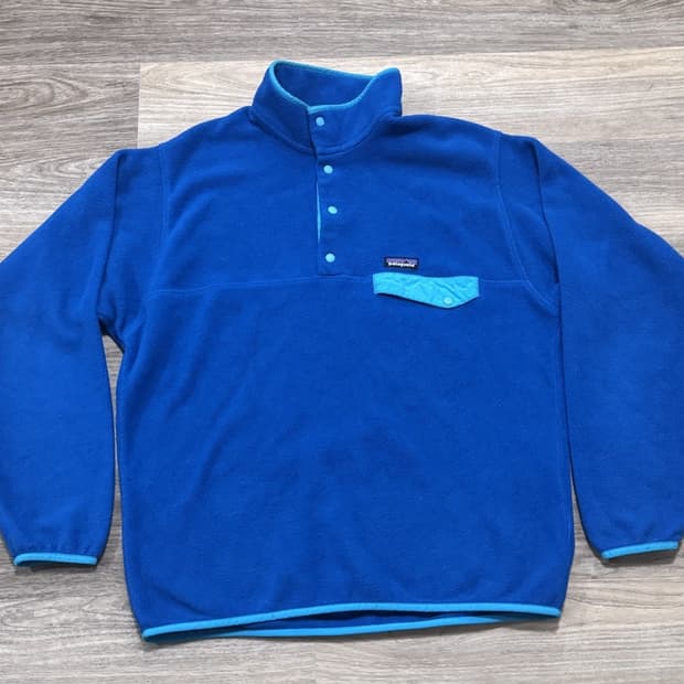 10s 파타고니아 신칠라 스냅-T 블루/라이트 블루