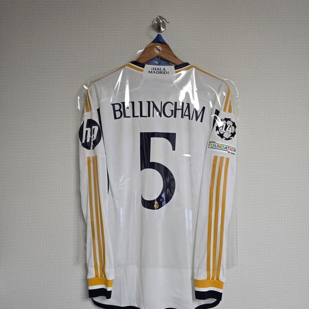 23-24 레알마드리드 홈 유니폼 긴팔 주드 벨링엄