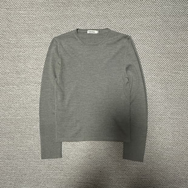 CALVIN KLEIN italy made women wool knit