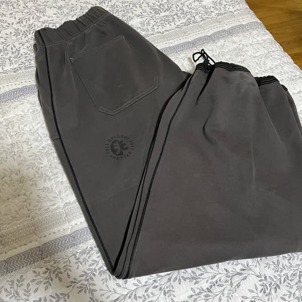 [4] 폴리테루 X 1011 퍼티그 스웻팬츠 / Washed Green