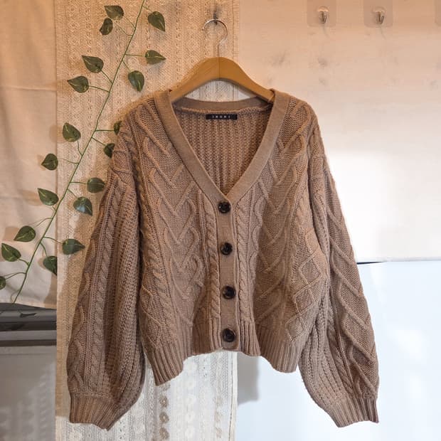 ingni 초코라떼 가디건