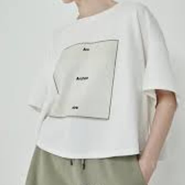 한섬 시스템 2021 레터링 프린트 티셔츠 F사이즈