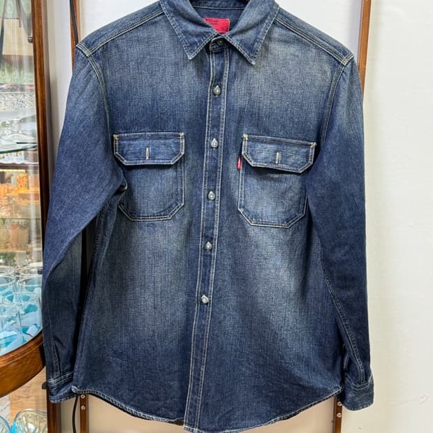 빈티지 리바이스 데님셔츠