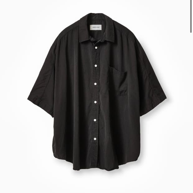 (3) 이얼즈어고 커버러블 하프 반팔 셔츠 coverable 블랙