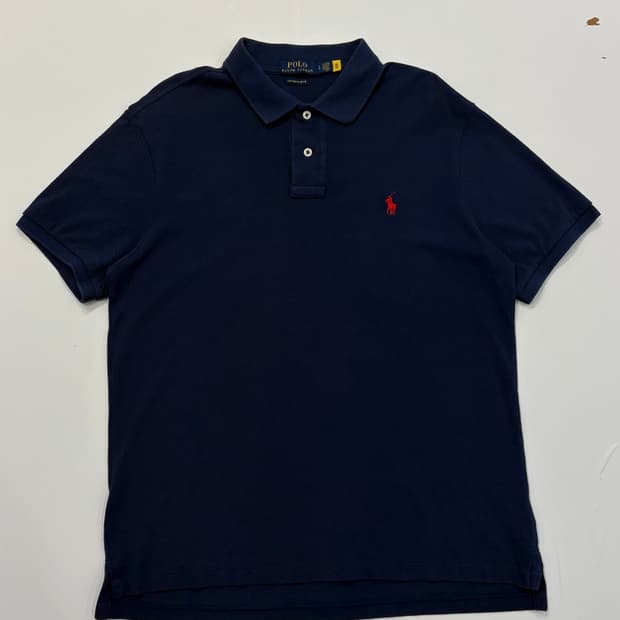 Polo 폴로랄프로렌 QR 네이비 카라티