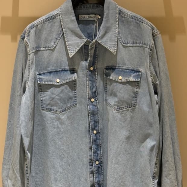 [50] 아워레가시 프론티어 셔츠 라이더 워시 데님