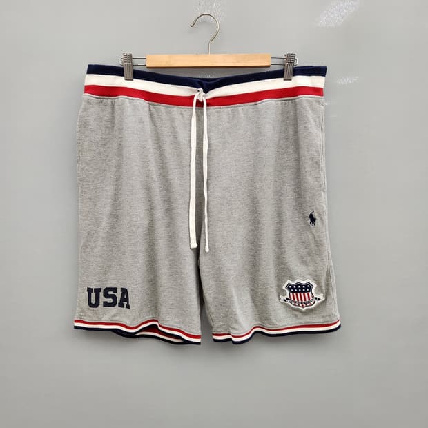 폴로 랄프로렌 USA 스포티 스웨트 반바지 XXL