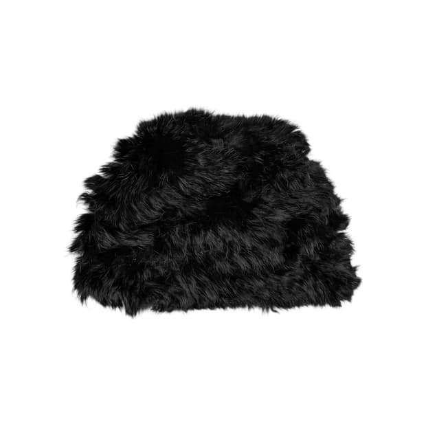 stretchfur 래빗 퍼 비니