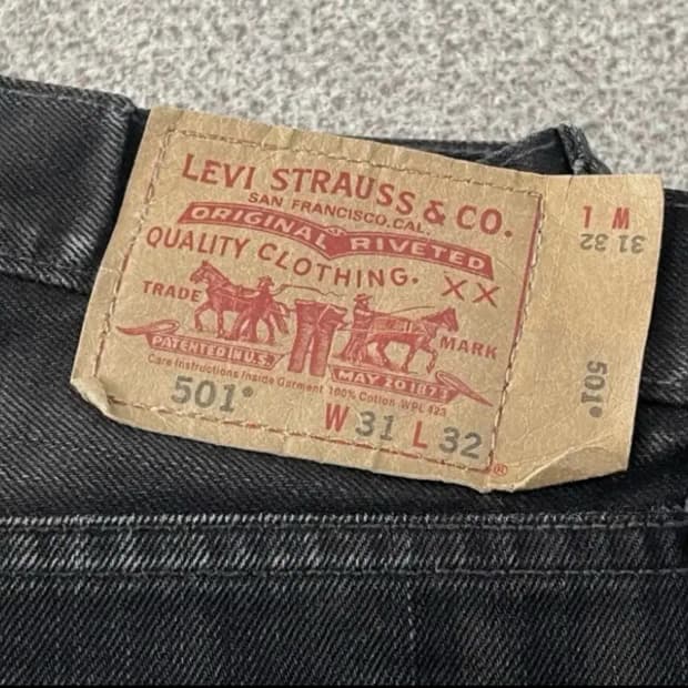 리바이스 501 흑청