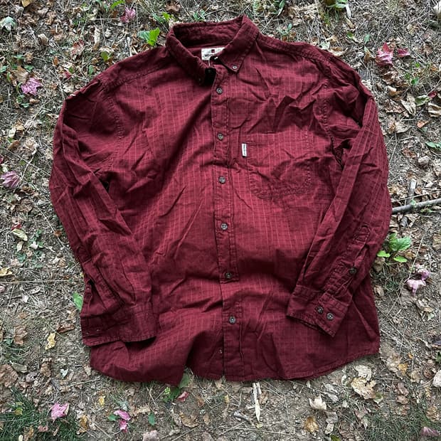 Woolrich 00‘s button down check shirt