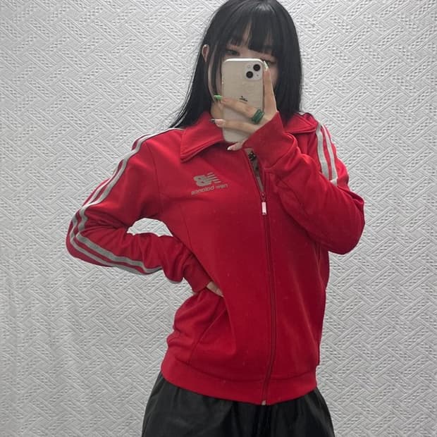 뉴발란스 빈티지 레트로 Y2K 00's 져지 집업 L C09139