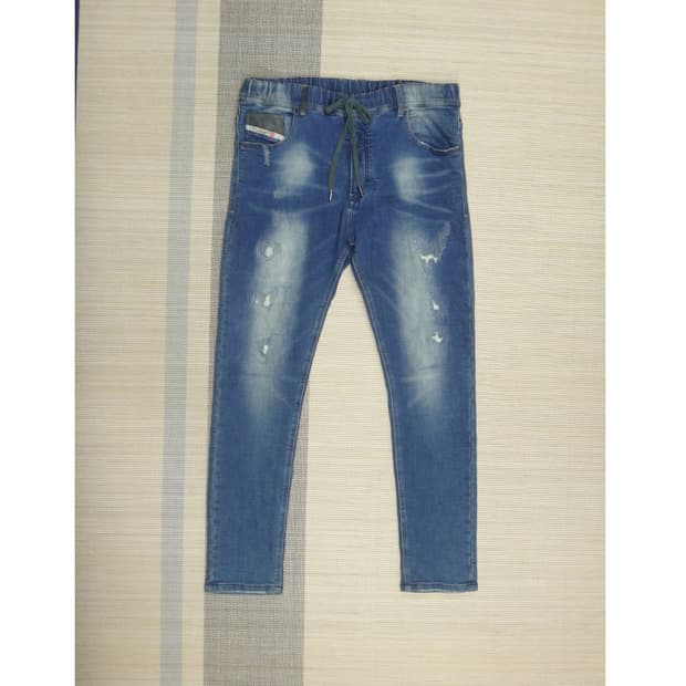 (33-34) 디젤 밴딩 슬림 스키니 sweat 데님팬츠