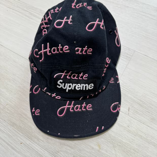 슈프림 해이트 캠프캡