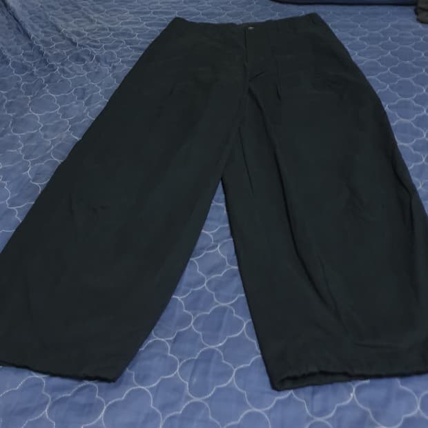 트래블 밀 트윌 벌룬 팬츠 블랙 (34)