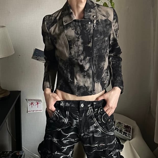 Cllio collection 타이다이 라이더 자켓