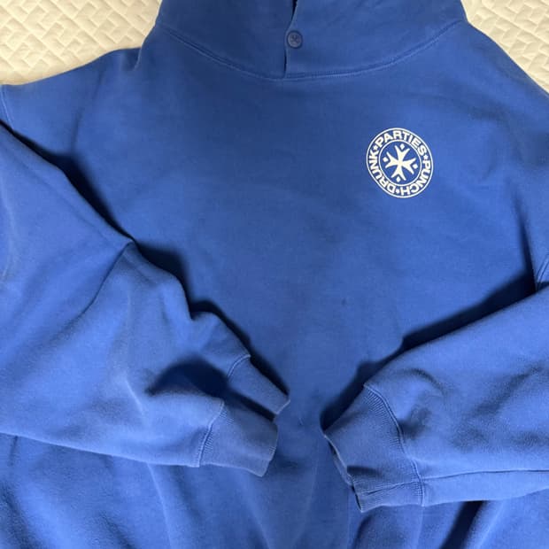 [2] (교신 o)  펀치드렁크파티즈 오버사이즈 로고 후드