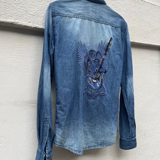 쟈딕앤볼테르 자수 셔츠