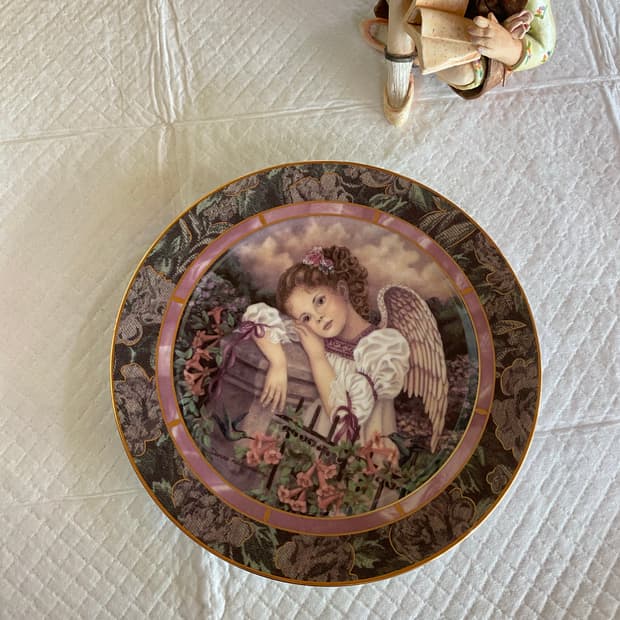 미국 빈티지 엔틱 장식 그릇 잡시