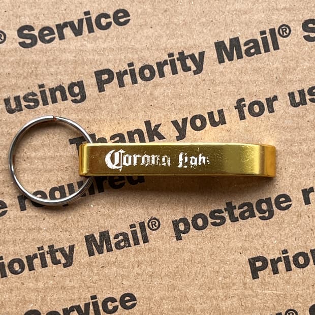 90s vtg Corona Opener Keyring