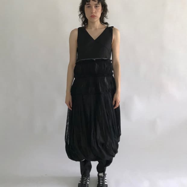 eonts 2025ss SHASHA dress black