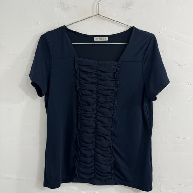 shirring detail top