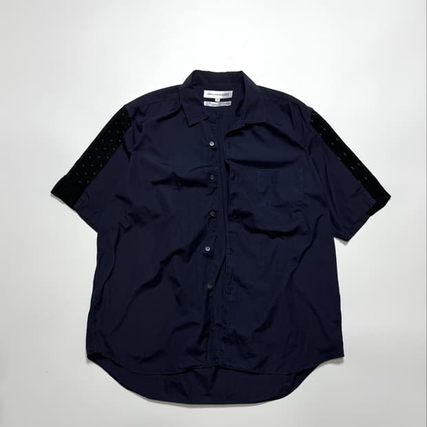 Stitching short-sing short-sleeved shirt