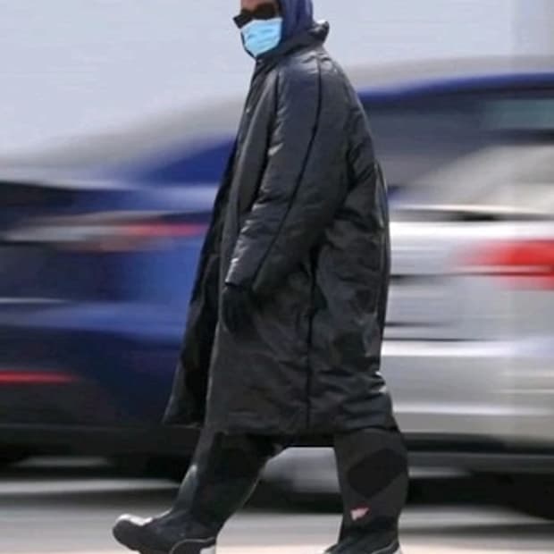 [L] 이지 갭 롱 라운드 자켓