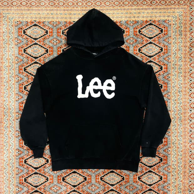 리 스펠로고 블랙 맨투맨 티셔츠 남성XL