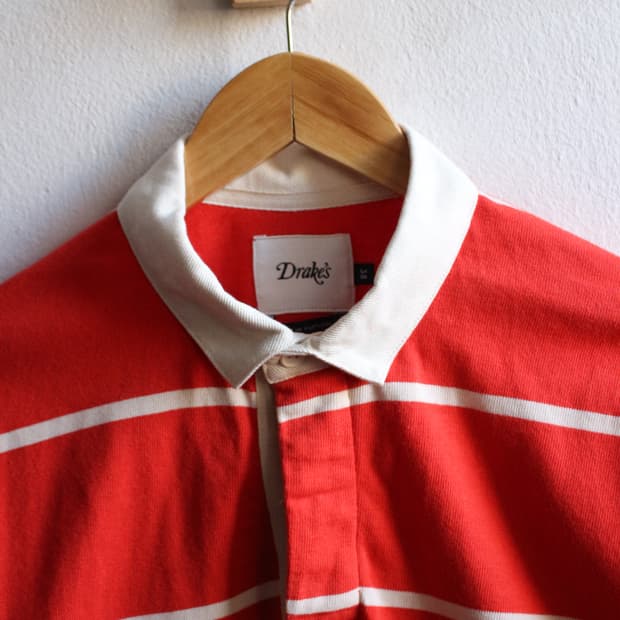 드레익스 스트라이프 럭비 셔츠