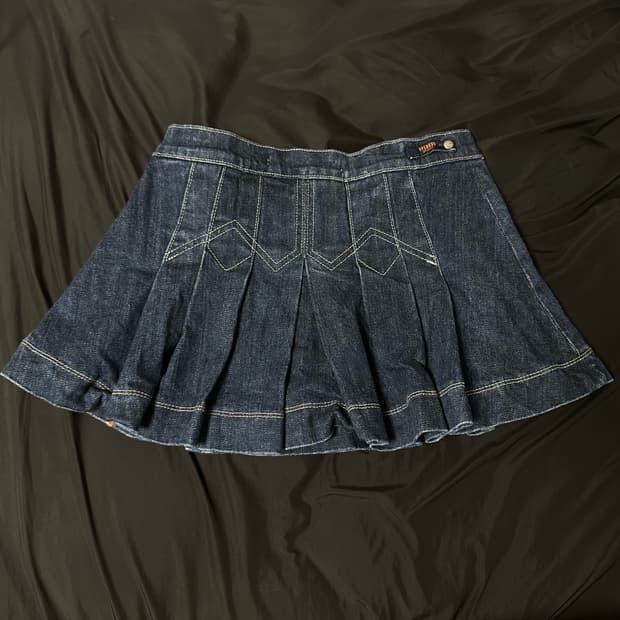 아카이브엑스 갸루 빈티지 데님 청치마 + 상의