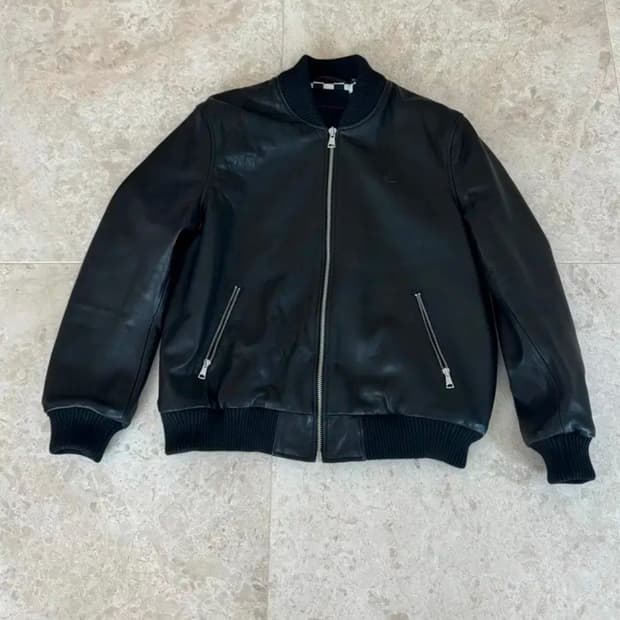 데우스 레더자켓 (썬더 램스킨 봄버 자켓) XXL