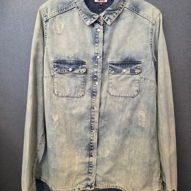 타미힐피거 데님셔츠