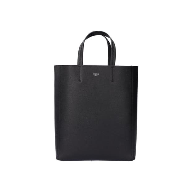 셀린느 189813XBA 스몰 카바스 백 그레인드 카프스킨 블랙