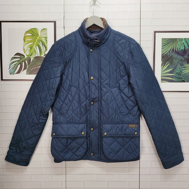 폴로랄프로렌 퀄팅 자켓 네이비 S 사이즈
