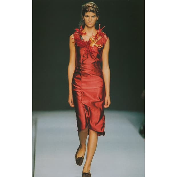 MiuMiu 2003ss runway 실크 원피스