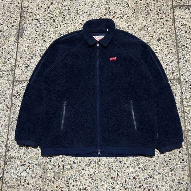 리바이스(Levis) 네이비 플리스 자켓
