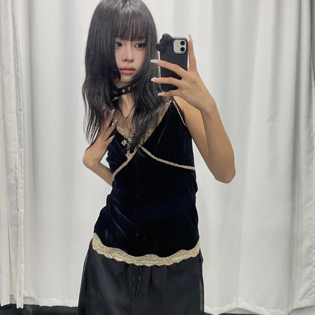 🎸블랙 벨벳 슬리브리스🎸