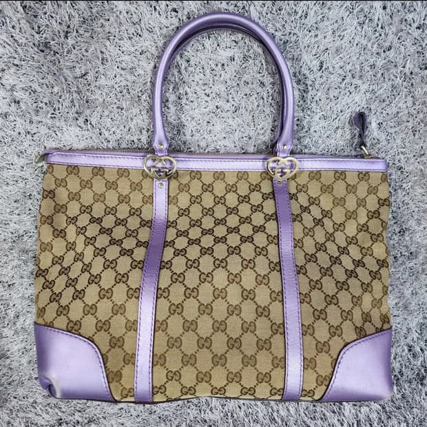 구찌  GG 캔버스 쇼퍼백 숄더백