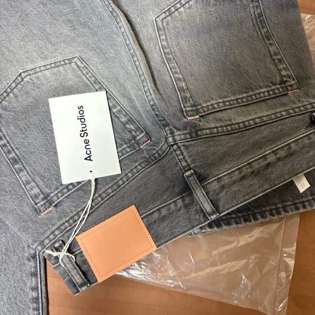 acne studios 스트레이트 데님 진