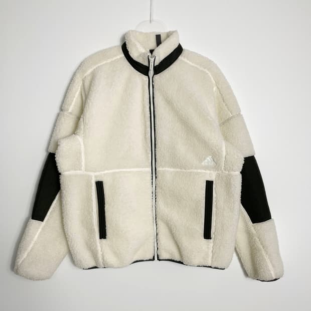 D2 아디다스 아디다스의 S2S 보아 플리스 자켓 M사이즈