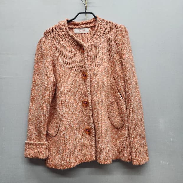 한섬 SJSJ 코튼 니트 가디건 M