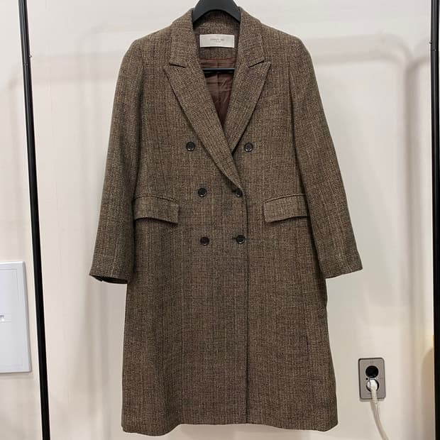 세루티1881 패턴 더블 울 코트