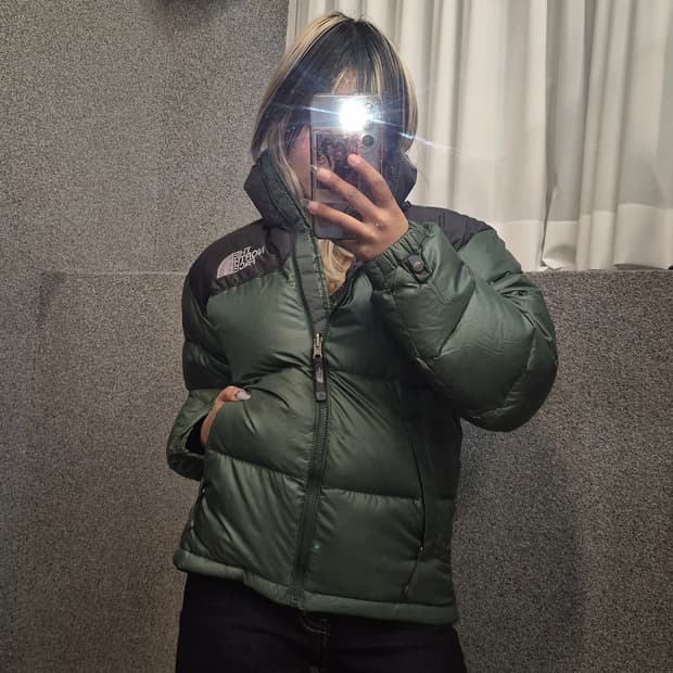 THE NORTH FACE GREEN NUTPSE PADDING 