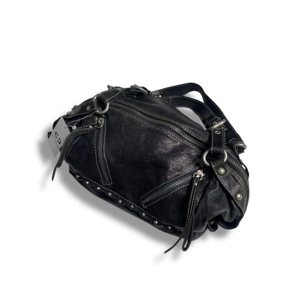 Minelli renato 리벳 레더 백 (italy)  